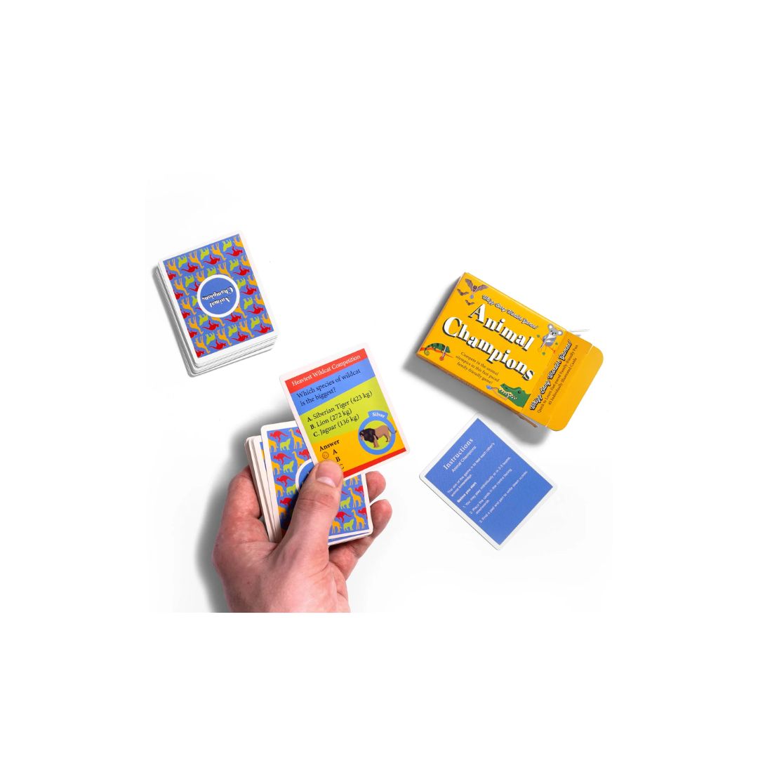 Animal champions card game