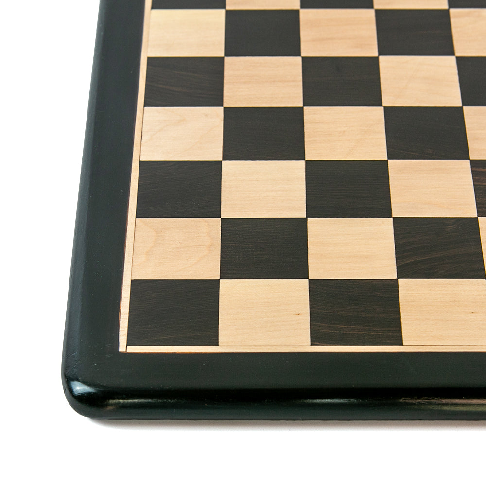 SECONDS: Kingston chess board: ebony and maple