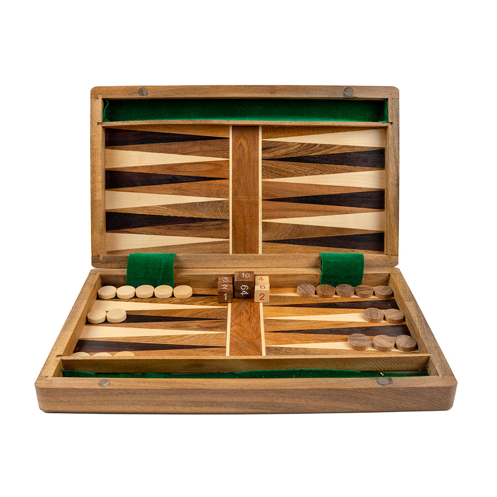 SECONDS: Exeter folding backgammon set