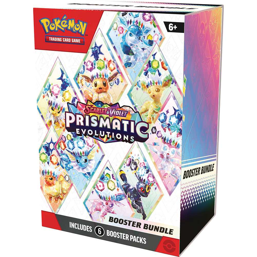 Pokémon TCG: Scarlet & Violet 8.5 - Prismatic Evolutions - Booster Bundle (6 Packs)