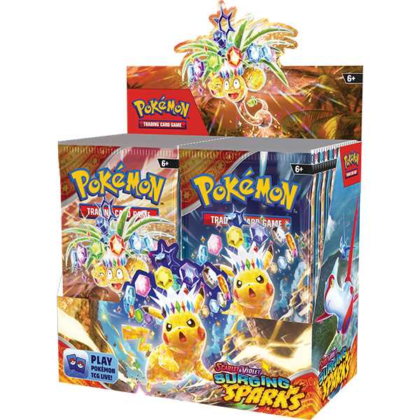 Pokémon TCG: Scarlet & Violet 8 – Surging Sparks – Booster CDU
