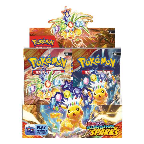 Pokémon TCG: Scarlet & Violet 8 – Surging Sparks – Booster CDU