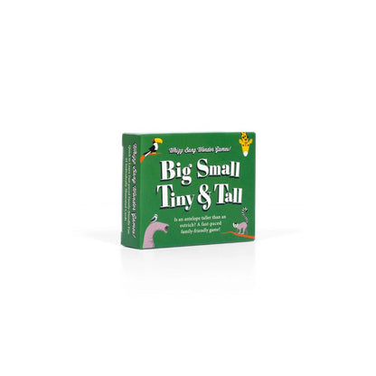 Big, Small, Tiny, and Tall card game