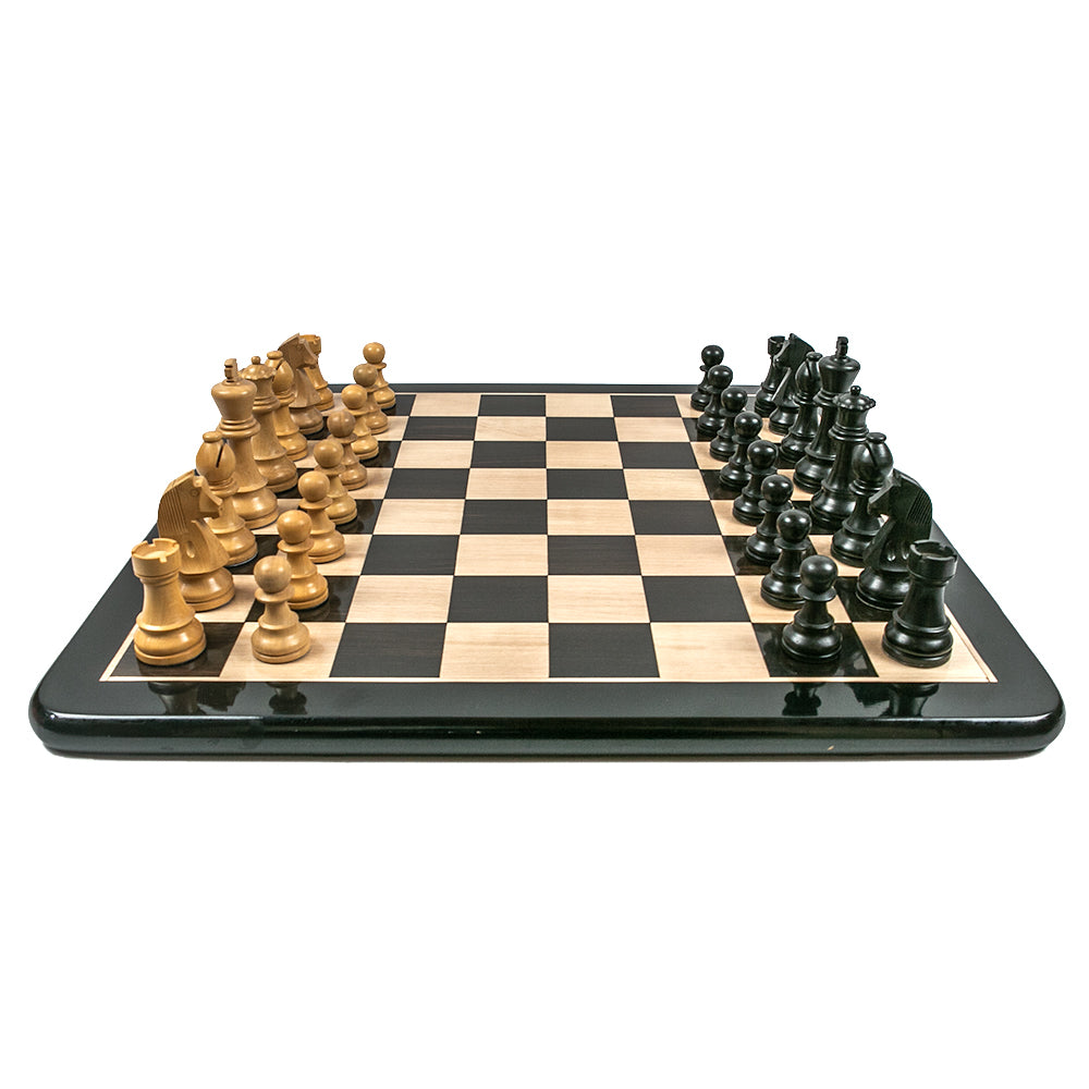 SECONDS: Kingston chess board: ebony and maple
