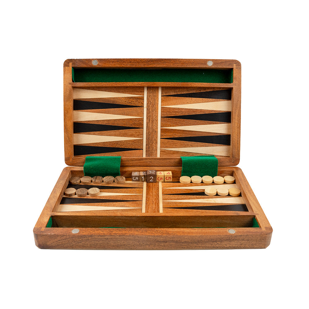 SECONDS: Exeter folding backgammon set