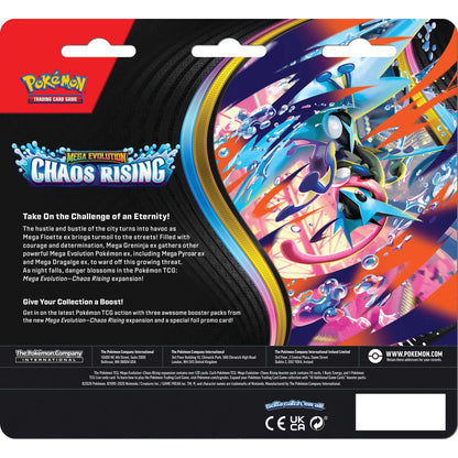 Pokémon TCG: Mega Evolution Chaos Rising - 3-Pack CDU (12)