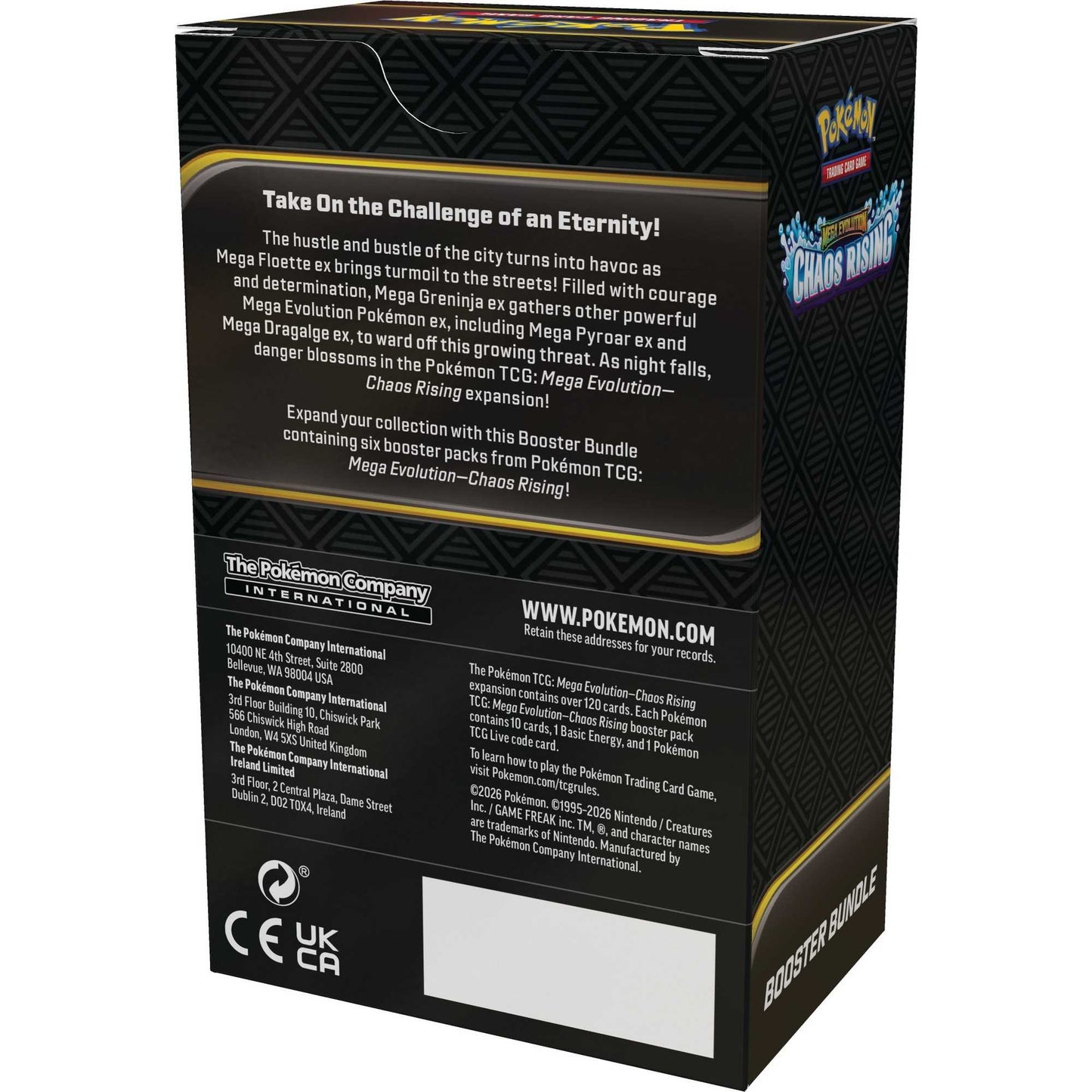 Pokémon TCG: Mega Evolution Chaos Rising - Booster Bundle