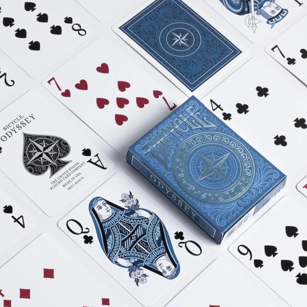 Bicycle Odyssey playing cards