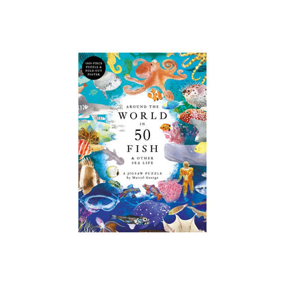 Around the World in 50 Fish jigsaw puzzle